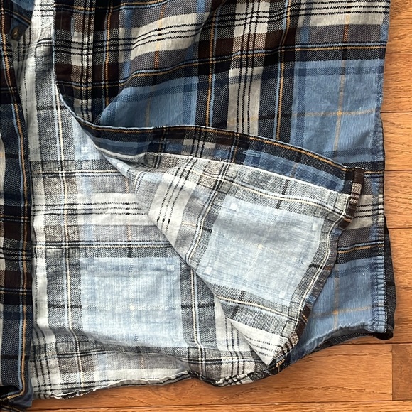 plaid button up - Picture 2 of 3